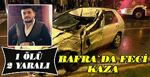Bafra'da Kaza 1 Ölü