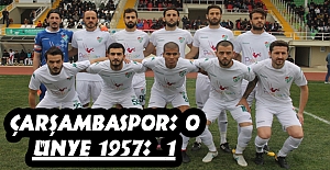Çarşambaspor: 0 - Ünye 1957: 1