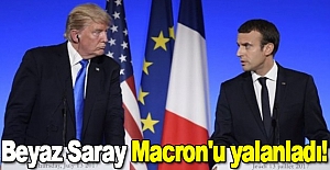 Beyaz Saray Macron'u yalanladı!