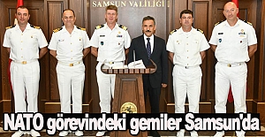 NATO görevindeki gemiler Samsun'da