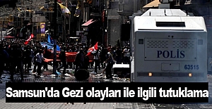 Samsun'da Gezi olayları ile ilgili tutuklama