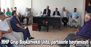 MHP Grup Başkanvekili Usta, partililerle bayramlaştı