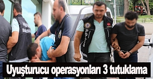 Samsun'da uyuşturucu operasyonları 3 tutuklama