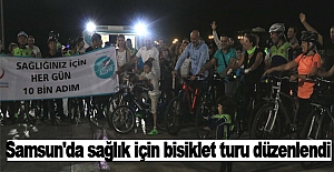Samsun'da sağlık için bisiklet turu düzenlendi