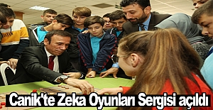 Canik'te Zeka Oyunları Sergisi açıldı