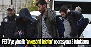 FETÖ'ye yönelik "ankesörlü telefon" operasyonu 3 tutuklama