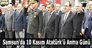 Samsun'da 10 Kasım Atatürk'ü Anma Günü