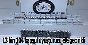 Samsun'da 13 bin 104 kapsül uyuşturucu ele geçirildi