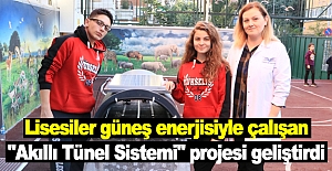 Samsun'da "Akıllı Tünel Sistemi" projesi geliştirdi