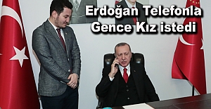 Samsun'da Erdoğan Telefonla gence kız istedi
