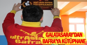 Galatasaray'ın taraftar grubundan Bafra'ya Kütüphane