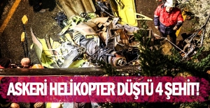 İstanbul'da askeri helikopter düştü: 4 Şehit