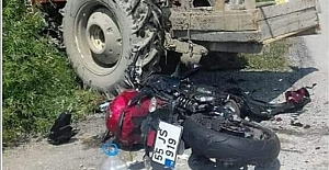 Bafralı doktor trafik kazası geçirdi