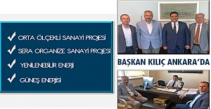 Başkan Kılıç, Önemli Dosyalarla Ankara'da