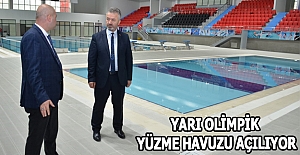 19 Mayıs'ta Yarı Olimpik Yüzme Havuzu Açılıyor