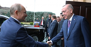 Erdoğan Putin ile bir araya geldi