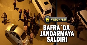 Bafra`da jandarmaya saldırı
