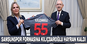Samsunspor formasına Kılıçdaroğlu hayran kaldı...