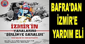 Bafra'dan İzmir'e Yardım Eli