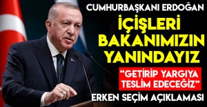Erdoğan Soyluya Sahip Çıktı