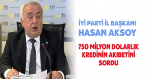 Başkan Aksoy, 750 milyon dolarlık kredinin akıbetini sordu