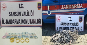 Samsun'da  3 hırsızlık  şüphesine 5 gözaltı