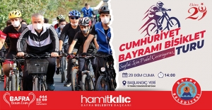Bafra Belediyesinden 29 Ekim Bayramı Bisiklet Turu