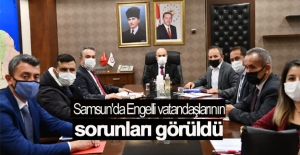 Samsun'da Engelli vatandaşlarının sorunları görüldü