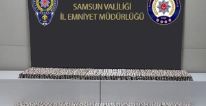 Samsun'da 27.972 kapsül sentetik ecza ele geçirildi