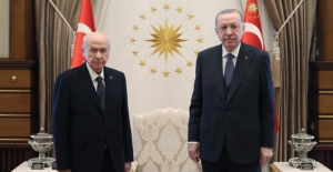Erdoğan Bahçeli ile görüştü