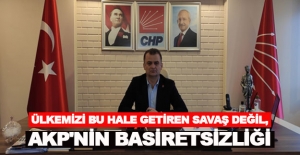 Fatih Türkel AK partinin basiretsizliğidir