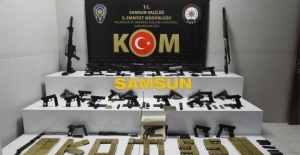 Samsun'da Silah kaçakçılarına operasyon