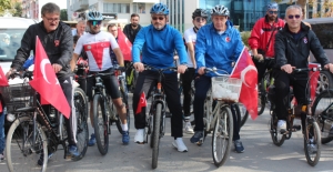 Bafra'da Cumhuriyet Bayramı Bisiklet Turu