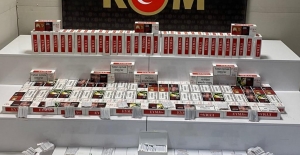 Samsun'da kaçak sigara kağıdı ele geçirildi