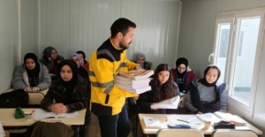 Samsun'da sınavlara hazırlanan öğrencilere destek