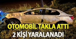 Samsun Sinop Karayolunda kaza 2 yaralı