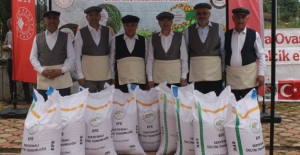 Bafra'da çeltik tohum dağıtımı ve 9'uncu geleneksel ekim töreni yapıldı