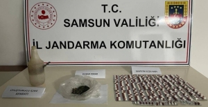 Samsun'da uyuşturucu operasyonu 2 gözaltı