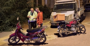 Bafra'da iki motosiklet kaza yaptı, 1 çocuk yaralandı