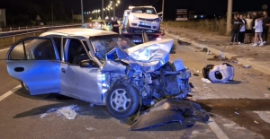 Dereköy'de trafik kazasında biri bebek 5 kişi yaralandı