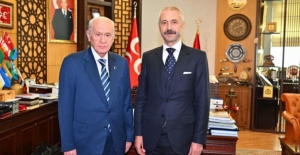 Sedat Şahin Devlet Bahçeli'yi ziyaret etti