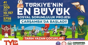 Türkiye’nin en büyük sosyal sorumluluk projesi Çarşamba’da başladı