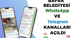 Bafra Belediyesi Whatsapp ve Telegram Kanalları Açıldı