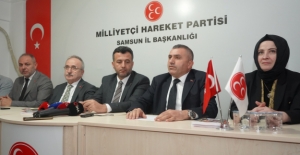 AK Parti'nin Samsun Adayı Doğan MHP'yi ziyaret etti