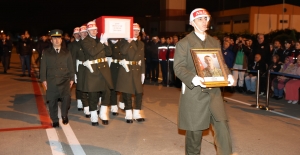 Şehit Murat Atar'ın cenazesi Samsun'a geldi