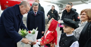 Cumhurbaşkanı Erdoğan, Samsun'a mitinge geldi