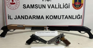 Samsun'da havaya ateş eden kişiler yakalandı