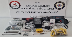 Samsun'da depodan hırsızlık yapan şüpheli yakalandı