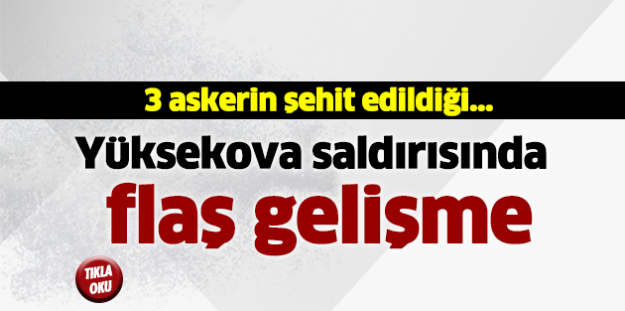 Yüksekova saldırısında 5 gözaltı